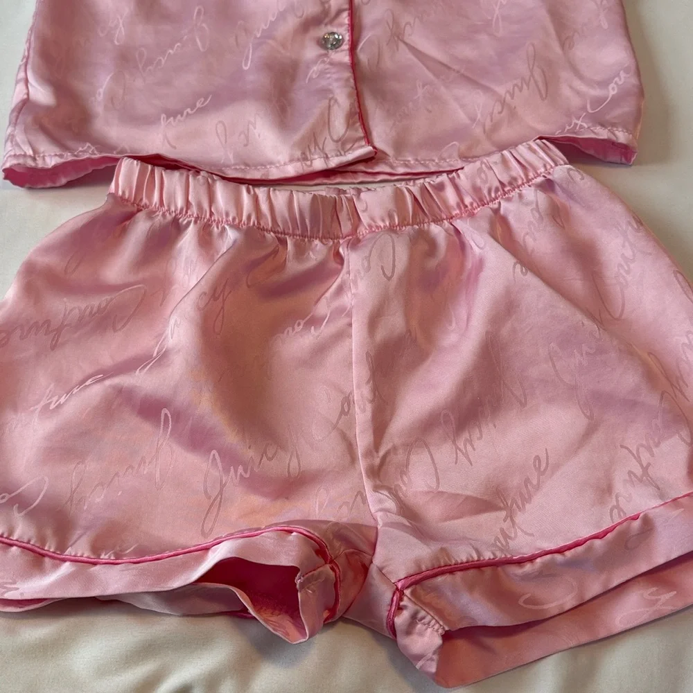 Juicy Couture Light Pink Kids Pajama Set